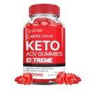 Laboratorios Justificados Keto Crave Keto ACV Gummies Extreme 2000MG Keto Crave Keto Gummies Advanced Formula Apple Cider Vinegar con Pomegranate Beet Powder B12 Vegan Non GMO 60 Gummys