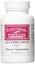 Fórmulas ecológicas Allithiamine Vitamina B1 50 Mg, Blanco, 60 Cuenta