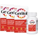 Geritol, Suplemento Multivitamínico, Contiene B-Vitaminas, Antioxidantes, Vitaminas C, E &amp; D e Hierro, 27 Vitaminas y Minerales Esenciales, Sin gluten, No OGM, Sin Dulces Artificiales, 100 Tabletas, 3 Pack