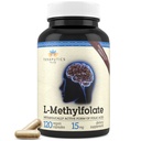 Teraputics L-Methylfolate 15mg ← 120 Vegan Capsules ← Premium 5-MTHF Active Methyl Folate Supplement for Mood Homocysteine Methylation – Non-GMO Gluten-Free, No Fillers - Folic Acid Brain Support