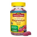 Nature Made High Absorption Magnesium Citrate 200 mg por por porción, Magnesium Supplement for Muscle, Nerve, Bone and Heart Support, 60 Magnesium Gummies, 30 Day Supply