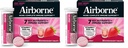 Airborne 1000mg Vitamina C con Vitamina D &amp; Zinc, Sugar Free Multivitamin Immune Support Suplemento, Antioxidantes Vitaminas A C & Vitamina E, 30 Tablas Effervescentes, Flavor Muy Berry (Pack of 2)