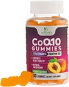 CoQ10 Gummies 100mg - 3X Strength, alta absorción, suplemento antioxidante para la producción de energía de la salud cardíaca, ultra coenzima Q10 Vitaminas, Coq 10 Suplementos, no GMO - 30 CoQ10 Gummies