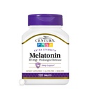 Melatonina 10mg Tablas Extra Strength, (120 Conde), Lanzamiento prolongado de la ayuda para el sueño para adultos, promueve la relajación " sueño reparador, formación de no-ábito, libre de gluten, no GMO