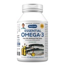 ANDREW LESSMAN Essential Omega-3 Mint - 60 Softgels - Ultra-Pure, Alta Potencia Omega-3 Oils. High DHA, No Stomach Upset, No Contaminants, No Mercury. Pequeño fácil de absorber Softgels