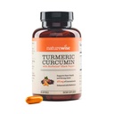NatureWise Turmeric Curcumin 500mg con Black Pepper Softgels - Extra Strength, Ausorción Mejorada - 95% Curcuminoides " BioPerine for Immune Support - Gluten-Free, Non-GMO - 90 Count[3-Month Supply]