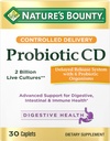 Probiótico de recompensa de la naturaleza, suplemento dietético de entrega controlada, proporciona bacterias amigas a los sistemas digestivos, y sistemas de inmunes, 30 cápsulas