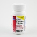 Paquete especial de 5 x Elección de calidad Ferrous SULFATE 325MG 100EA
