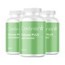 Celebrar vitaminas Calcio Plus – 600 mg Citrato de Calcio, 600 UI Vitamina D3 &amp; 50 mg Magnesio para Cirugía Postcaria - Gluten-Free &amp; Sugar-Free - 540 Tablas no Chewable