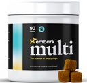 Multibenefit Perro Embarco – All-in-1, Suplementos para Perros – Glucosamina, Condroitina, Soporte Conjunto – Esquí, Carne, Cerebro y Salud Inmune – Vet-Formulated y All-Natural – 90 Mandíbulas suaves