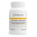 Integrative Therapeutics Cortisol Manager - Balance Cortisol & Support Relaxation for Restful Sleep* - Includes Ashwagandha & L-Theanine for Confidence with Less Stress* - 30 Tablets (15 Servings)