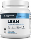 Laboratorios Transparentes Lean Pre-Workout - Recomposición Corporal Pre Workout para Hombres y Mujeres con Acetyl L-Carnitine, Beta Alanine Powder, PurCaf Organic Caffeine Powder - 30 Servings, Blue Raspberry