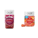 OLLY Ultra Women's Multi Softgels " Probiótico + Prebiótico Gummy, Apoyo Digestivo y Salud Gut, 500 millones de UF, Fibra, Suplemento Adulto Chewable para Hombres y Mujeres, Peach, 30 Day Supply - 30 Conde
