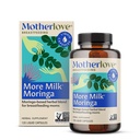 Motherlove Más Milk Moringa (120 Capsule Value Size) Moringa-Based Lactation Supplement to Support Breast Milk Supply—No-GMO, Organic Herbs, Vegan, Kosher