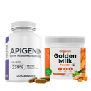 El sueño como un bebé Bundle con leche de oro y apigenina - Vegan Friendly, Non-GMO