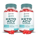 Laboratorios Justificados (2 Pack Keto Genesis Keto ACV Gummies Fórmula 1000MG Keto Genesis Keto Gummies Apple Cider Vinegar Fórmulada con granate Beet Juice Powder B12 Vegan Non GMO 120 Gummys