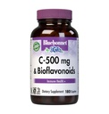 Bluebonnet Nutrition C-500 mg Plus Bioflavonoids Caplets, Vitamina C 500 mg, Citrus Bioflavonoids 250 mg, para Immune Health, Soy Free, Gluten Free, Non-GMO, Kosher, Dairy Free, Vegan, 180 Caplets