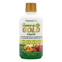 NaturesPlus Source of Life Gold Multivitamin Liquid 30 oz Supports Energy Production, Healthy Immune System & Well-Being Incluye vitaminas D3, B12, K2 &amp; Over 120 Whole Food Nutrients - 30 Servings