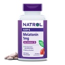 Natrol Fast Dissolve Melatonin 1 mg, Suplementos para el descanso, el sueño para adultos, 200 tabletas de melatonina sabor a fresa, hasta un suministro de 200 días