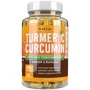 Suplemento de Curcumina Tumeric de DACHA - 2250mg Apoyo Conjunto Suplementos Turmeric con Pepper Negro Ginger 95% Curcuminoides Capsules