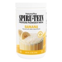 Natures Plus SPIRU-TEIN, Banana - 1.2 lbs - Afeitado de proteína de base vegetal - No GMO, Vegetariano, Gluten Gratis - 16 Servings