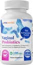 Probióticos Vaginales Vitamáticos 20 Billones para Mujer PH Balance " Control de olores con prebióticos " 60 cápsulas DR - Hecho con arándano, D-Mannose, Hibisucs " Dandelion