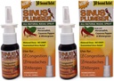 Sinus Plumber Hot Pepper Nasal Spray Congestión Alivio de Alergia - 2 Bottle Deal
