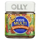 OLLY Kids Multivitamin Gummy Worms, Global Health and Immune Support, Vitamins and Minerals A, C, D, E, Bs and Zinc, Chewable Supplement, Sour Fruit Punch, 45 Day Supply - 70 Count