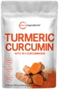Extracto Turmérico 95% Curcuminoides (Natural Turmeric Extract and Turmeric Supplements), 100 Grams, Rich in Antioxidants for Joint " Immune Support, No GMOs, Vegan Friendly, India Origin