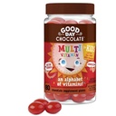 Buen día Chocolate Multivitamina completa para niños, Suplemento diario de vitaminas A, B6, B12, C, D, E, Folate y Biotina, 2g de azúcar, comercio justo y chocolate no transgénico, 80 piezas
