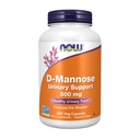 AHORA Suplementos de alimentos, D-Mannose 500 mg, Proyecto no GMO Verificado, Tracto urinario saludable*, 240 cápsulas de verduras