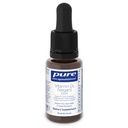 Encapsulaciones puras Vitamina D3 (Vegan) Liquid ← Soporte Hipoalergénico para Bone, Breast, Cardiovascular, Colon e Immune Health* ← 0.3 fl. oz.