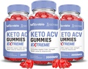 Laboratorios Justificados (3 Pack MIcrobio Keto ACV Gummies Extreme 2000MG Micro Bio Keto Gummies Apple Sider Vinegar Formulado con Pomegranate Beet Juice Powder B12 Vegan Non GMO 180 Gummys