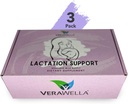 Apoyo a la lactancia, infundido con Fenugreek, Fennel " Milk Thistle, Lactation Support for increased Milk Supply, Increase Milk Supply Breastfeeding Essential, Pack of 3