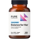 PureFormulas Balance para Ella - Saldo hormonal para Mujeres - DIM, Cohosh Negro, Calcio D-Glucarate, EGCg Green Tea Extract " Chaste Tree Supplement for Mood Support " Estrogen Metabolism -120 Capsules
