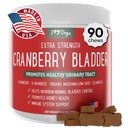 iHeartDogs Extra Strength Urinary, Bladder, " Kidney Support for Dogs – Cranberry, D-Mannose " Echinacea ayuda a mantener la salud del tracto urinario, fortalece la vejiga débil " incontinente