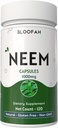 Neem Leaf Capsules 1000mg Powder ← Azadirachta Indica Leaf Herbal Suplemento  Non-GMO, Gluten-Free ← No Artificial Additives ← Fórmula Herbal Tradicional (120 Cuenta (Pack of 1))