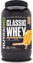 NutraBio Classic Whey Protein Powder- 25G de Protein Por Scoop - Full-Spectrum Amino Acid Profile - No Fillers, Colores artificiales, conservadores - Orange Dream, 2 libras