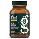 Gaia Herbs Reflux Relief - Digestive Comfort Support Supplement - Aloe Vera, Marshmallow Root, Chamomile, Licorice - Helps with Occasional Heartburn & Indigestion* - 45 Chewable Tablets (45 Servings)