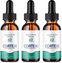 (Oficial) Cortexi Tinnitus Tratamiento Asistencia auditiva con cromo, semilla de uva, astragalus, raíz de Maca - Cortexi Apoyo auditivo gotas Suplemento Cortexi Tinnitus Tratamiento para los oídos de anillo (6oz)