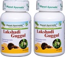 Planeta Ayurvda Lakshadi Guggul - Tablas Herbal, 100% Natural - 2 Botellas (Cada Botella Contiene 120 Tabletas)