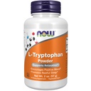AHORA Suplementos de alimentos, L-Tryptophan Powder, Free-Form, apoya la relajación*, Amino Acid, 2-Ounce