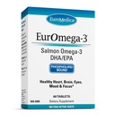 EuroMedica EurOmega-3 - Suplemento dietético con EPA &amp; DHA - Omega-3 Tabletas para el apoyo al cerebro y la salud cardíaca - Suplemento nutricional con ácidos grasos esenciales " Peptides - 60 Tablets