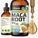 BIO KRAUTER Maca Root Liquid Drops - Maca Extract Tincture - Vegan, Sugar &amp; Alcohol Free Extract 4 Fl.Oz.