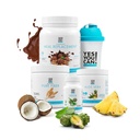 ¡Sí que puedes! Kit Detox Plus, Reemplazo diario de fibra pura, mezcla de bebidas, afeitado y suplemento, kit de limpieza corporal para mujeres, limpieza del sistema diario - Chocolate, Aloe Vera Hibiscus