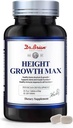 Maximizador de crecimiento de altura - Vitaminas de crecimiento para adolescentes Estrés de altura &amp; Crecimiento Más alto Naturalmente, Vitaminas infantiles libres de transgénicos, Edades 10+, 120 Tablas