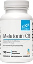 XYMOGEN Melatonina CR - Time Release Melatonin 5mg Supplement with Vitamin B6 - Nighttime + Immune Support - Biphasic Delivery Releases Quickly Then Steadily (90 Extended Release Tablets)