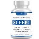 Relaxation Sleep Aid, Natural Non-Habit Forming, Sleep Supplement Developed to Support for Longer & Better Sleep, Chamomile, Magnesium, Melatonin, Ashwagandha, GABA, Drug-Free (60 Count)