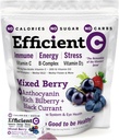 ANDREW LESSMAN Efficient C Mixed Berry 90 Packets - Immune, Energy, Stress and Eye Health Support. Invención de la bebida de vitamina C. Sin calorías. No Sugar. Sin carbohidratos. Fácil de mezclar.