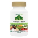 NaturesPlus Fuente de Vida Jardín Multivitamina de Mujeres Orgánicas - Ingredientes alimenticios completos puros, naturales - 90 Tabletas Veganas (30 Servimientos)